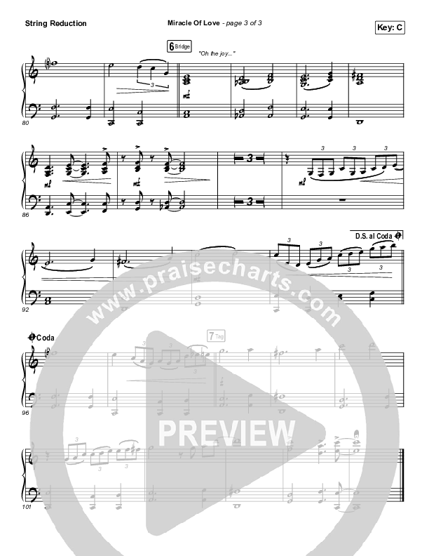 Miracle Of Love String Reduction (Chris Tomlin)