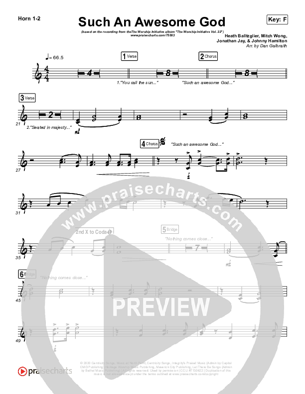 All The World Chords PDF (North Point Worship / Heath Balltzglier) - PraiseCharts