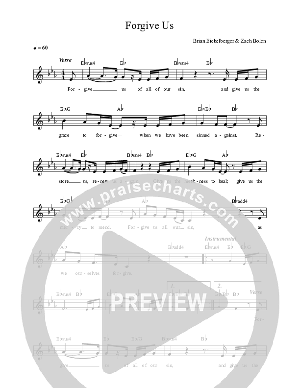 Forgive Us Lead Sheet (Citizens / Jess Ray)