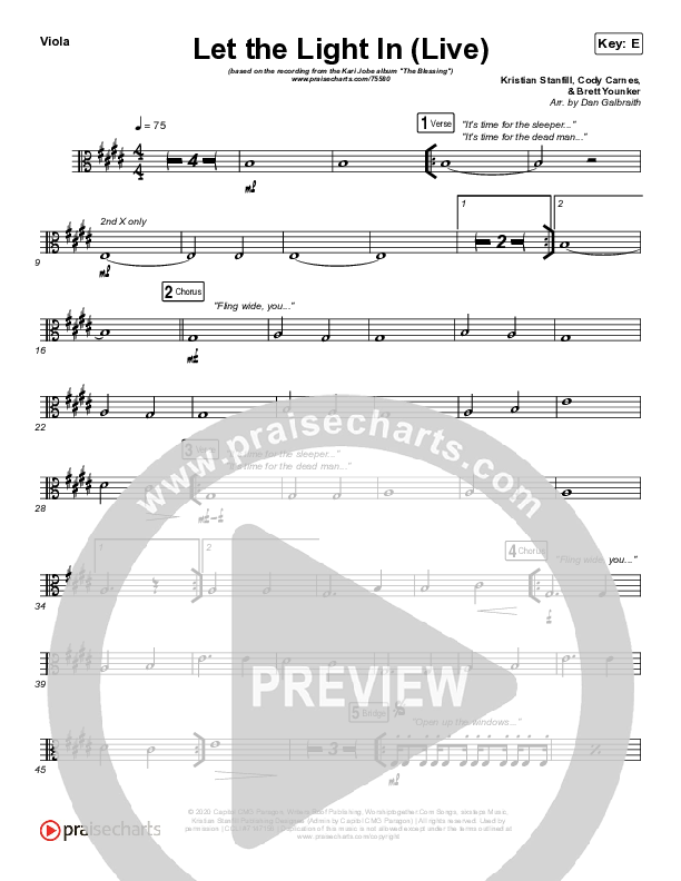 Let The Light In (Live) Viola (Kari Jobe)