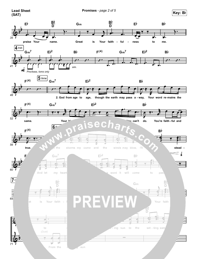 Promises Orchestration (Maverick City Music) - PraiseCharts