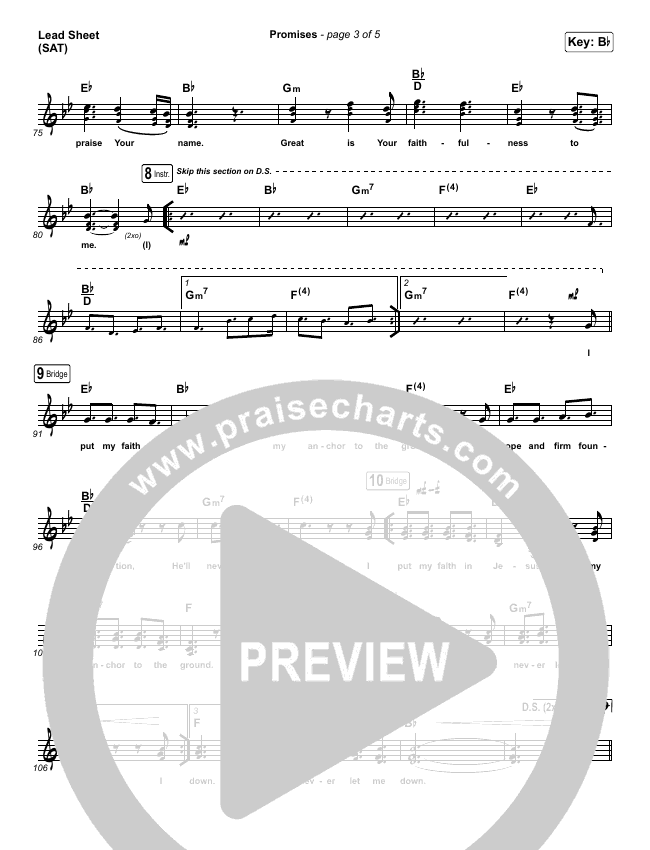 Promises Sheet Music PDF (Maverick City Music) - PraiseCharts