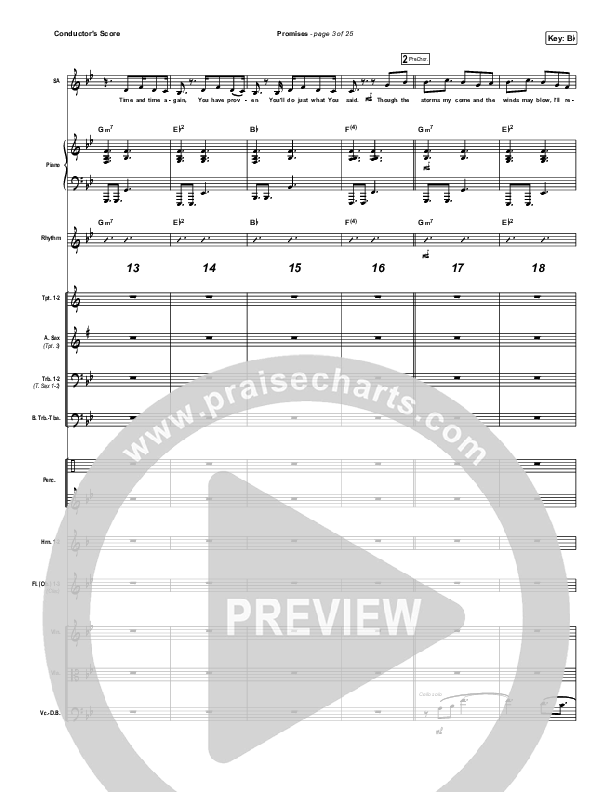 Promises Conductor's Score (Maverick City Music)