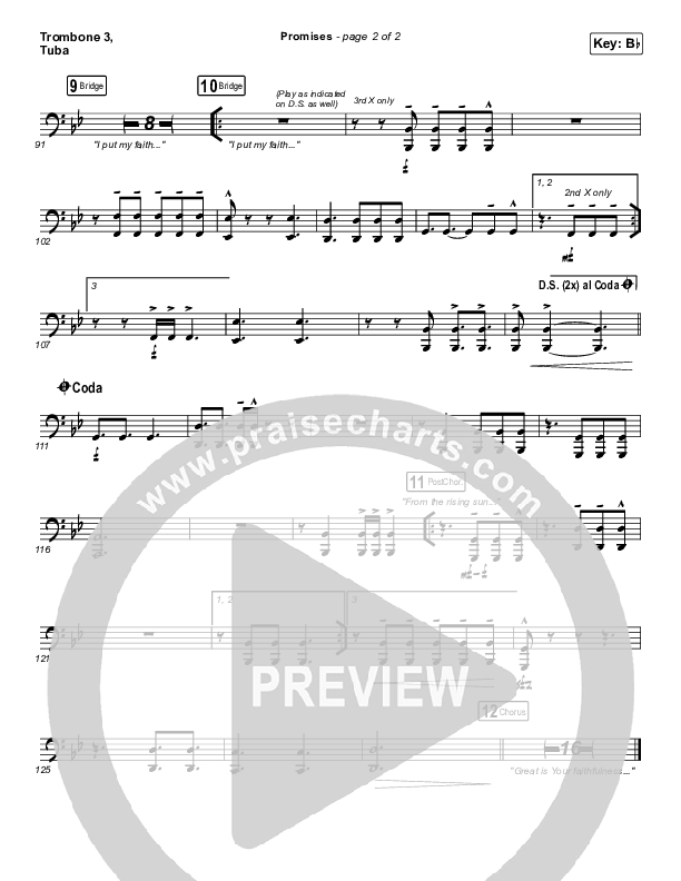 Promises Trombone 3/Tuba (Maverick City Music)