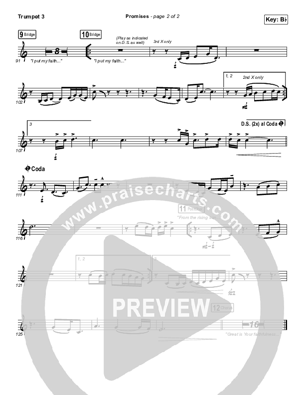 Promises Trumpet 3 (Maverick City Music)