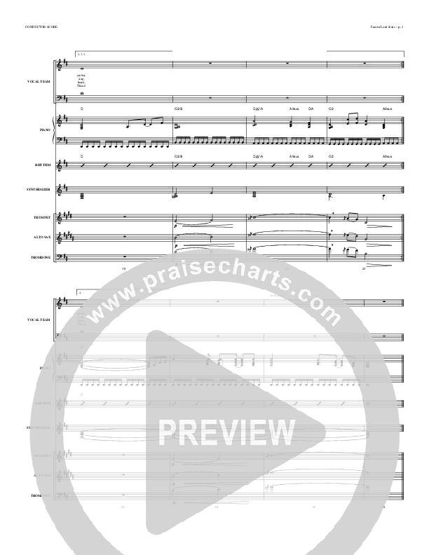 Fairest Lord Jesus Conductor's Score (Todd Billingsley)