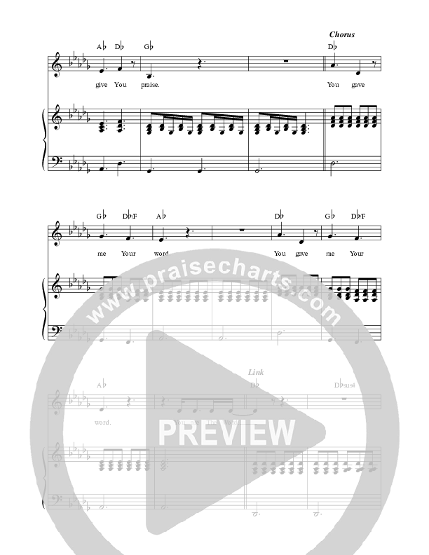 You Are The Word Lead & Piano (Sandra McCracken)