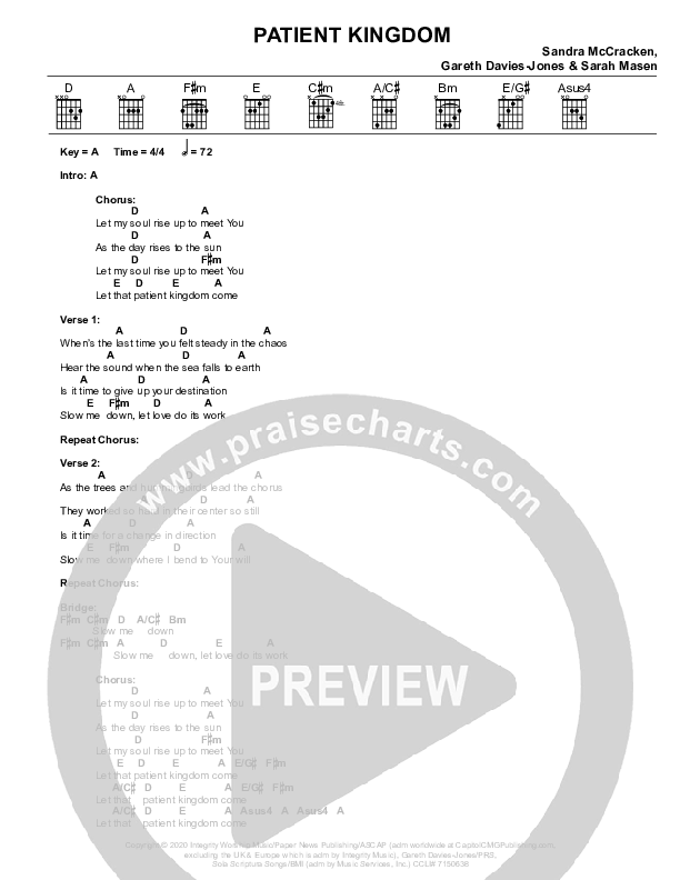 Patient Kingdom Chord Chart (Sandra McCracken)