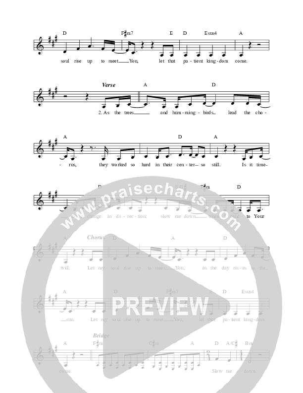 Patient Kingdom Lead Sheet (Sandra McCracken)