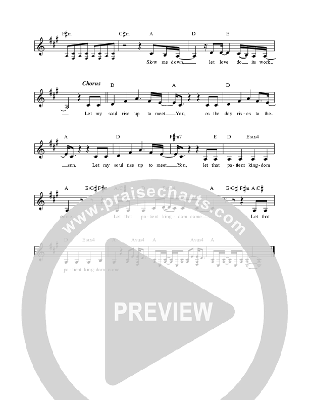 Patient Kingdom Lead Sheet (Sandra McCracken)