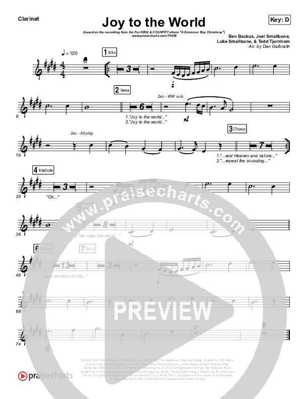 Joy To The World Wind Pack (for KING & COUNTRY)