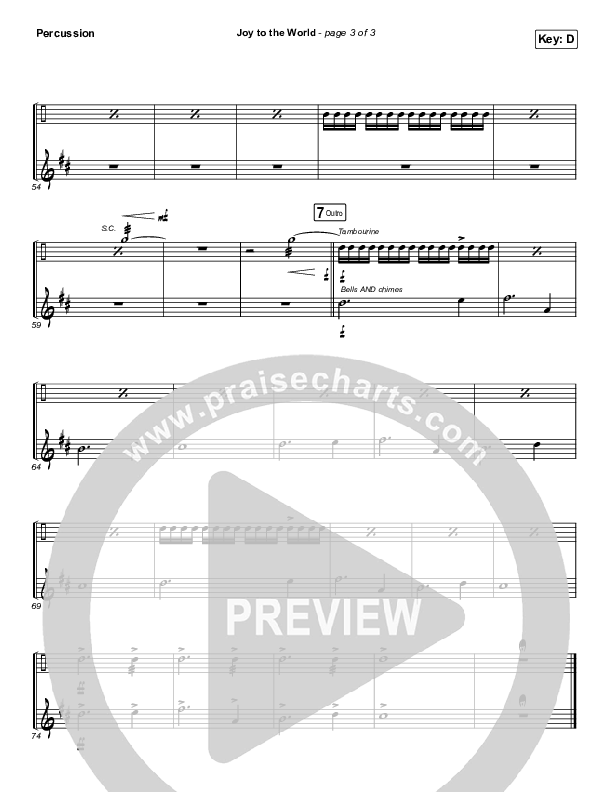 Joy To The World Percussion (for KING & COUNTRY)