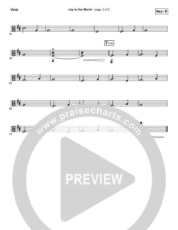 Joy To The World Viola (for KING & COUNTRY)