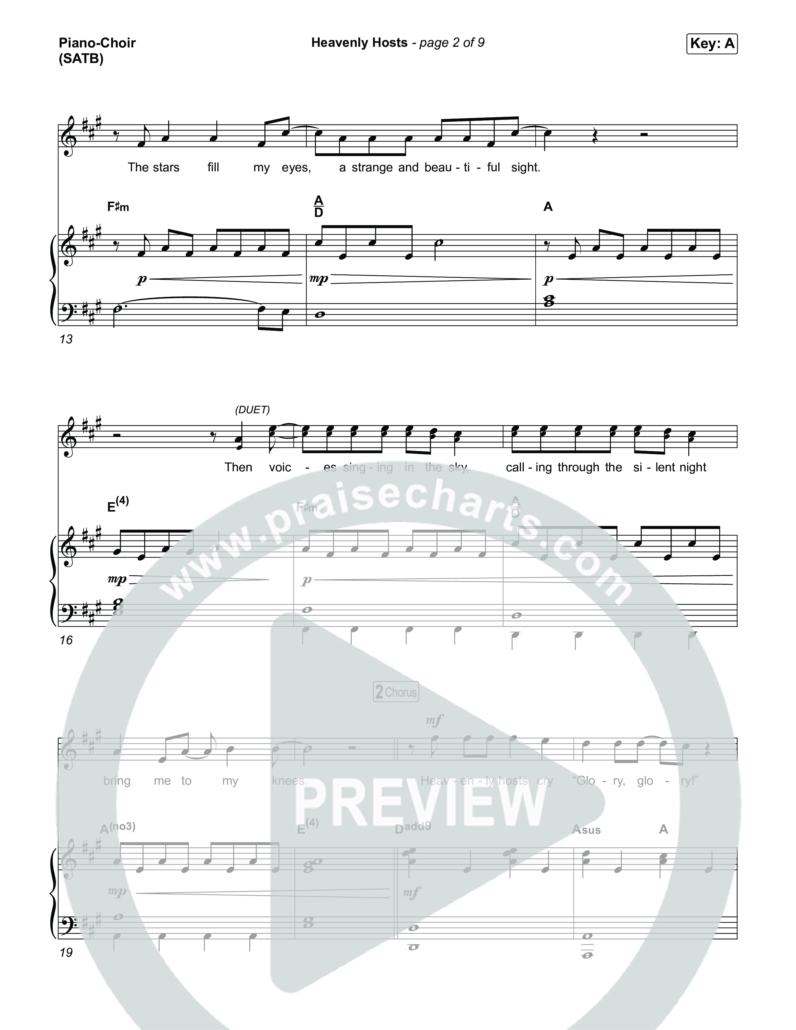 Heavenly Hosts Piano/Vocal Pack (for KING & COUNTRY)