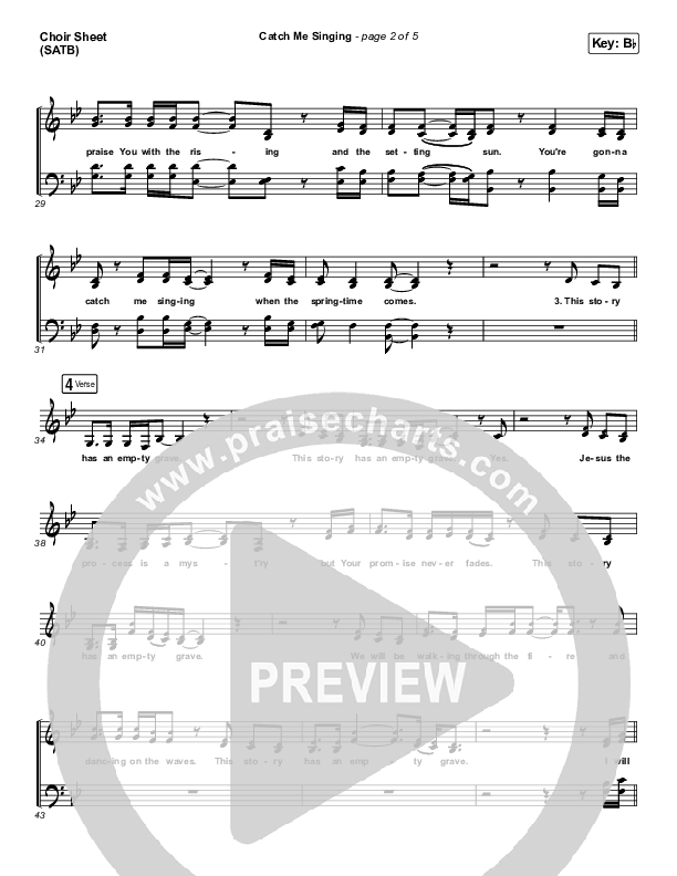 Catch Me Singing Choir Vocals (SATB) (Sean Curran)