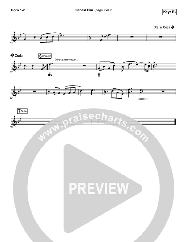 Behold Him Brass Pack (Francesca Battistelli)