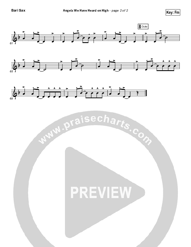 Angels We Have Heard On High Bari Sax (Tommee Profitt / Nicole Serrano)