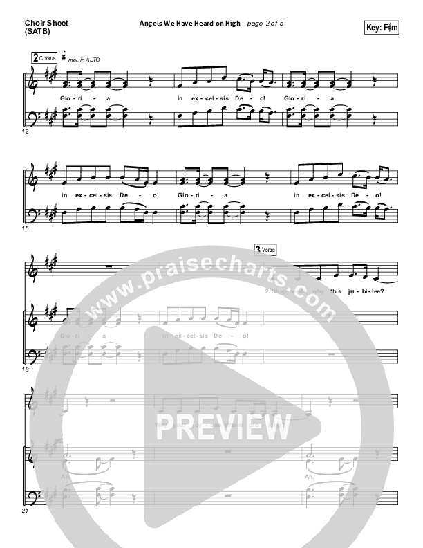 Angels We Have Heard On High Choir Sheet (SATB) (Tommee Profitt / Nicole Serrano)