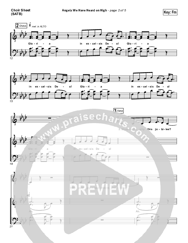 Angels We Have Heard On High Choir Sheet (SATB) (Tommee Profitt / Nicole Serrano)