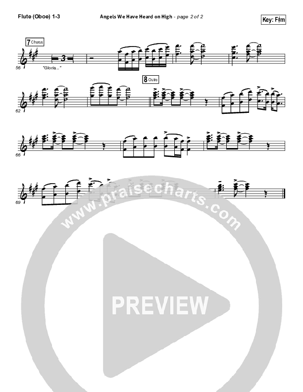 Angels We Have Heard On High Flute/Oboe 1/2/3 (Tommee Profitt / Nicole Serrano)