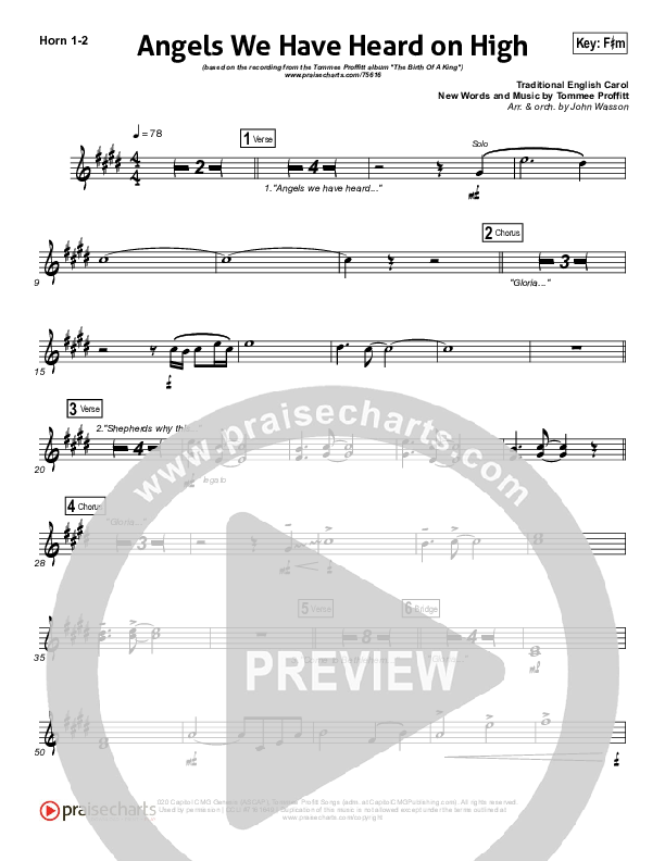 Angels We Have Heard On High Brass Pack (Tommee Profitt / Nicole Serrano)