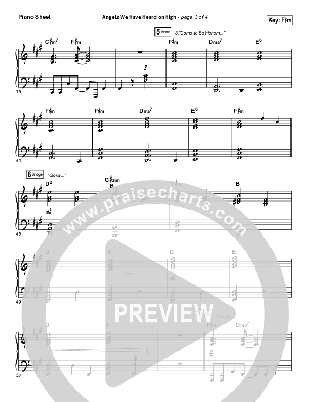 Angels We Have Heard On High Piano Sheet (Tommee Profitt / Nicole Serrano)