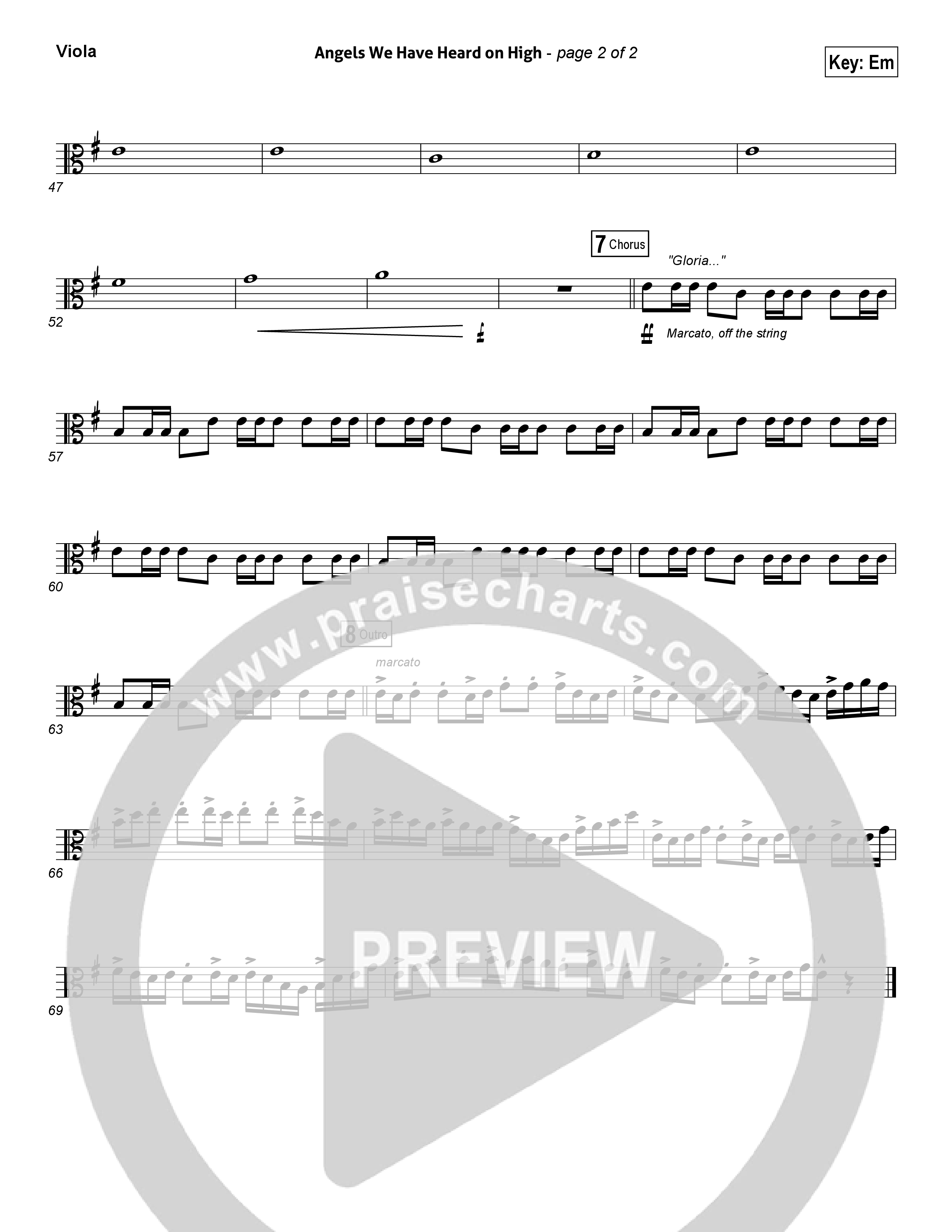 Angels We Have Heard On High Viola (Tommee Profitt / Nicole Serrano)