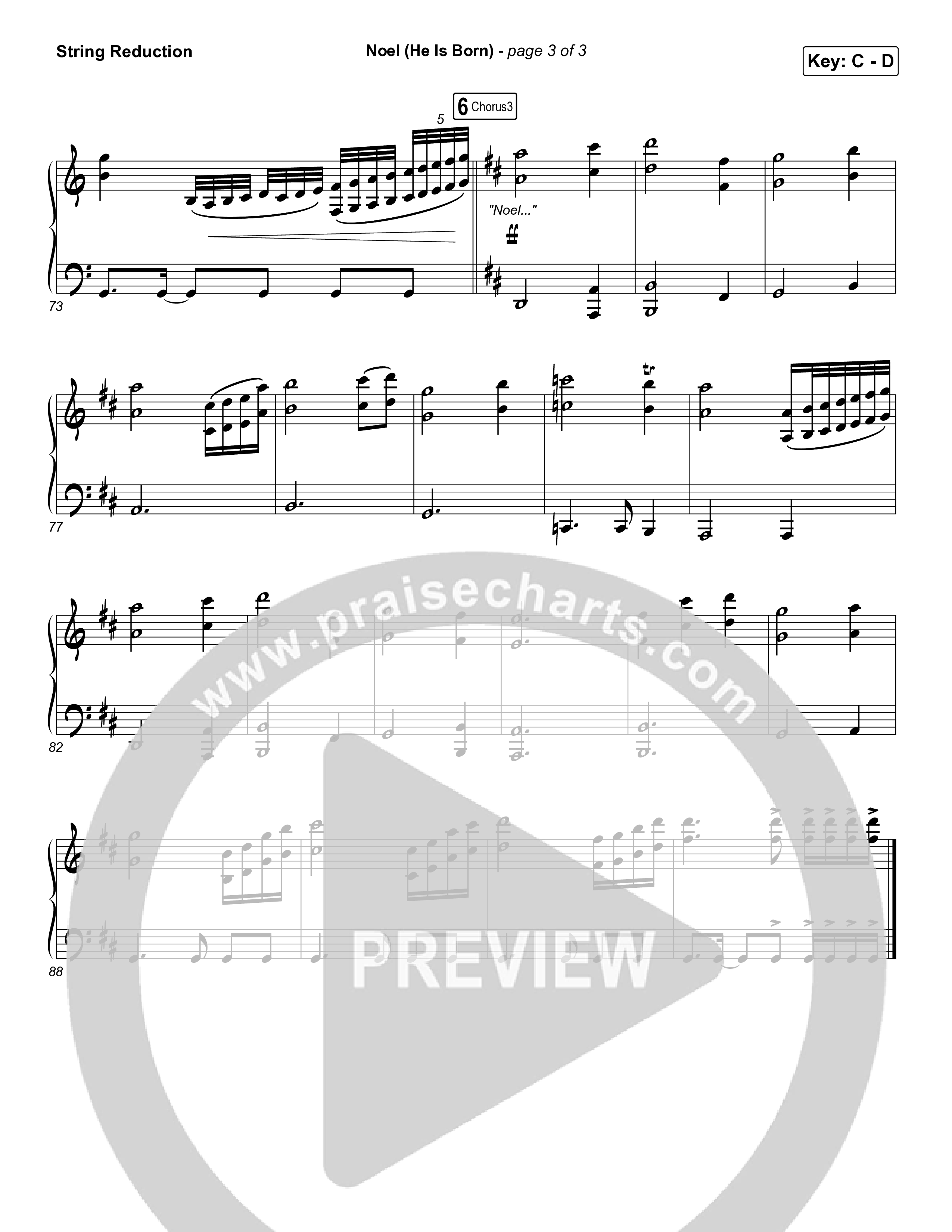 Noel (He Is Born) String Reduction (Tommee Profitt / Stanaj)