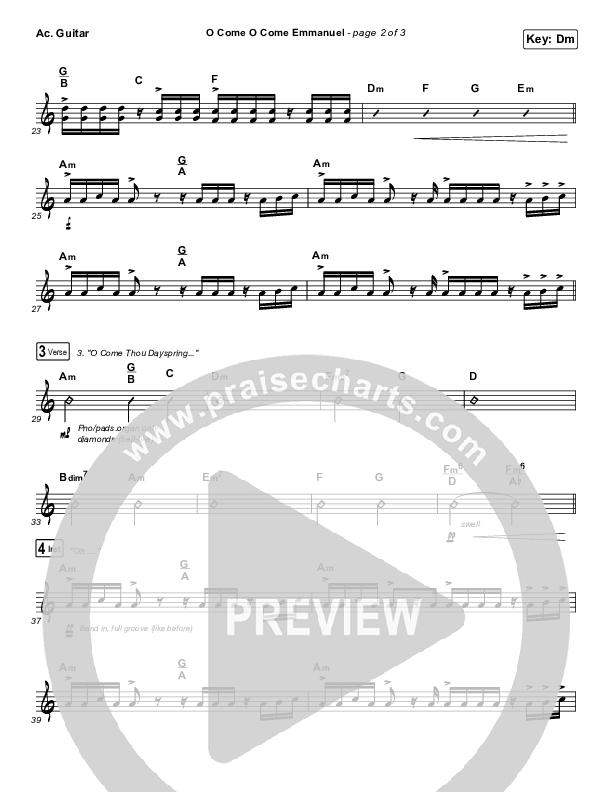 O Come O Come Emmanuel Acoustic Guitar (Tommee Profitt)