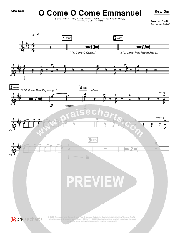 O Come O Come Emmanuel Wind Pack (Tommee Profitt)