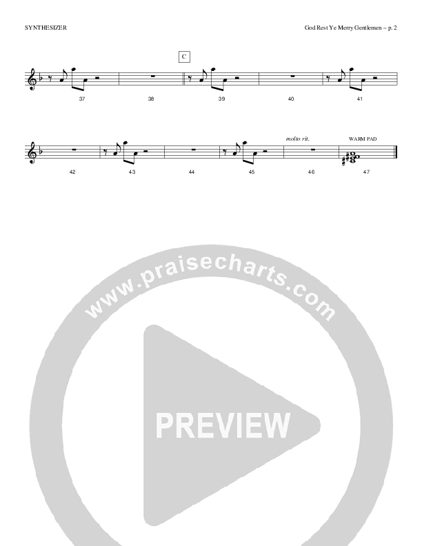 God Rest Ye Merry Gentlemen Synth (Todd Billingsley)