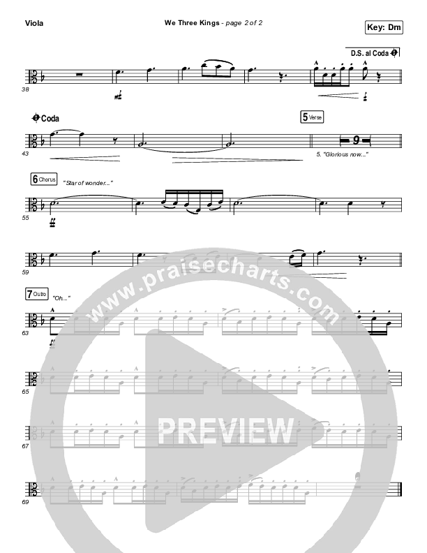 We Three Kings Viola (Tommee Profitt / We The Kingdom)