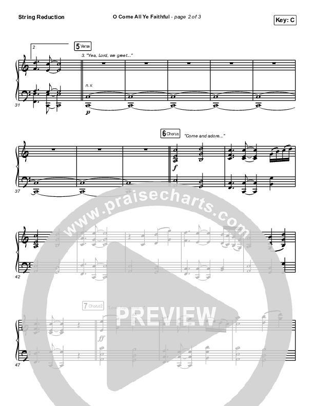 O Come All Ye Faithful String Reduction (Tommee Profitt / Sarah Reeves)