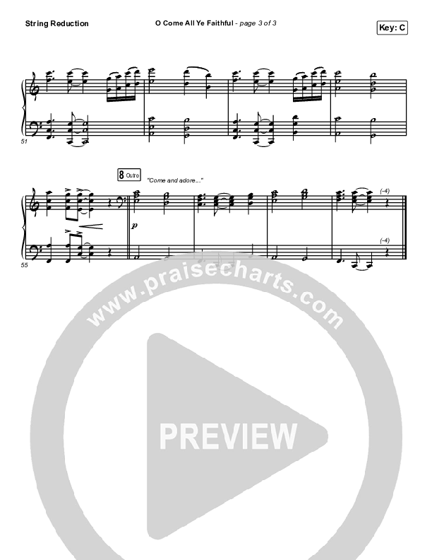 O Come All Ye Faithful String Reduction (Tommee Profitt / Sarah Reeves)