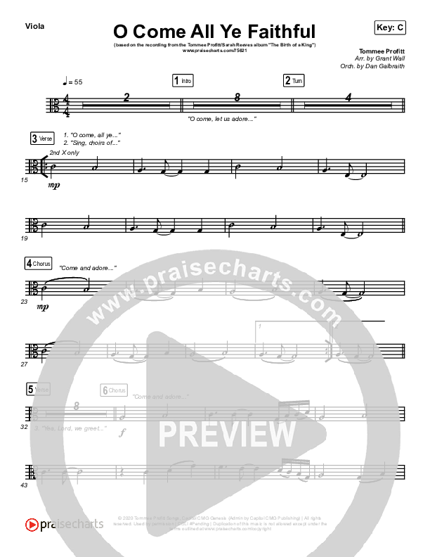 O Come All Ye Faithful String Pack (Tommee Profitt / Sarah Reeves)