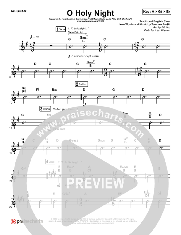 O Holy Night Rhythm Chart (Tommee Profitt / Tauren Wells / SVRCINA)