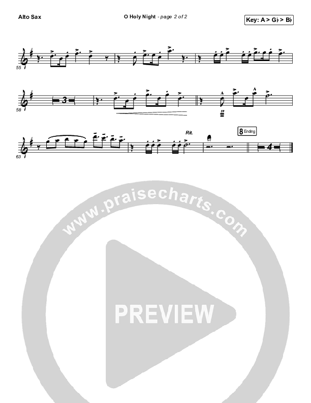 O Holy Night Alto Sax (Tommee Profitt / Tauren Wells / SVRCINA)