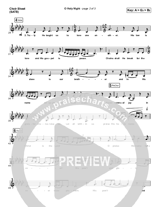O Holy Night Choir Sheet (SATB) (Tommee Profitt / Tauren Wells / SVRCINA)