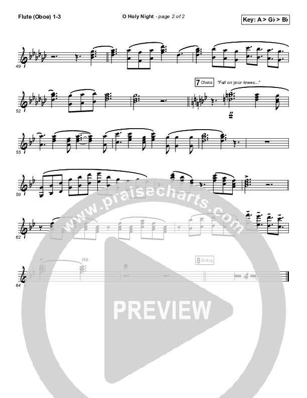 O Holy Night Flute/Oboe 1/2/3 (Tommee Profitt / Tauren Wells / SVRCINA)