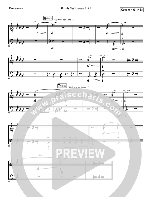 O Holy Night Percussion (Tommee Profitt / Tauren Wells / SVRCINA)