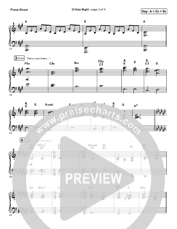 O Holy Night Piano Sheet (Tommee Profitt / Tauren Wells / SVRCINA)