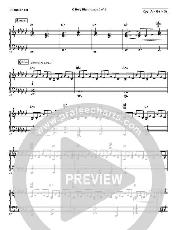 O Holy Night Piano Sheet (Tommee Profitt / Tauren Wells / SVRCINA)