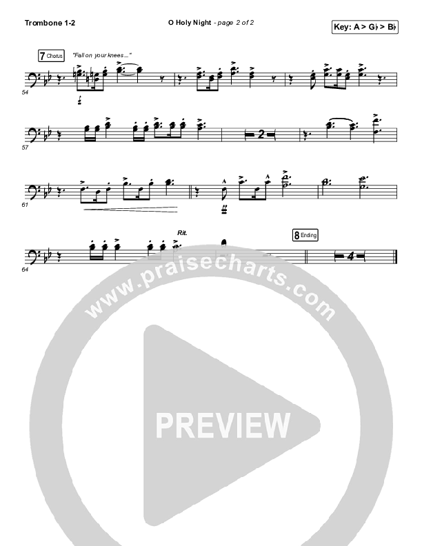 O Holy Night Trombone 1/2 (Tommee Profitt / Tauren Wells / SVRCINA)