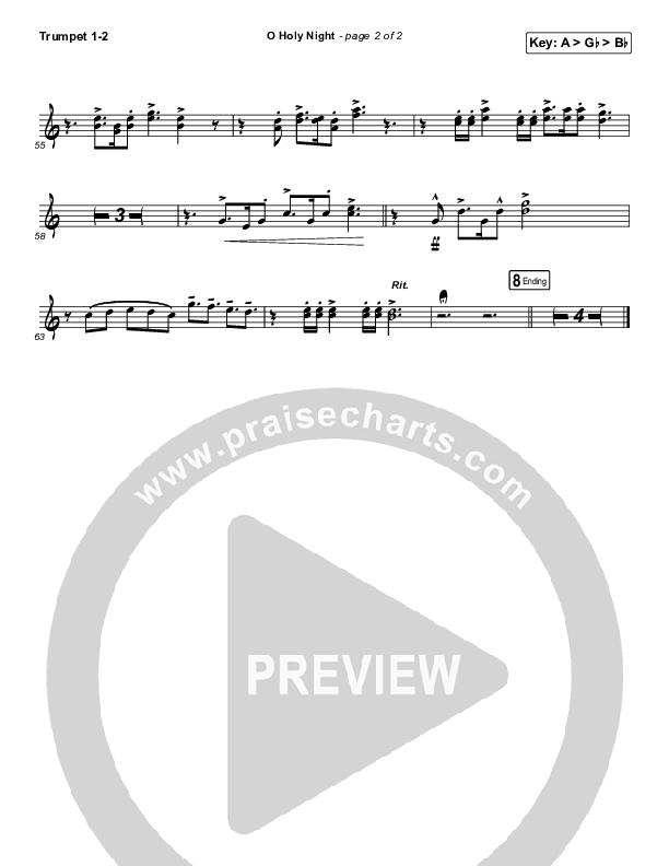 O Holy Night Trumpet 1,2 (Tommee Profitt / Tauren Wells / SVRCINA)