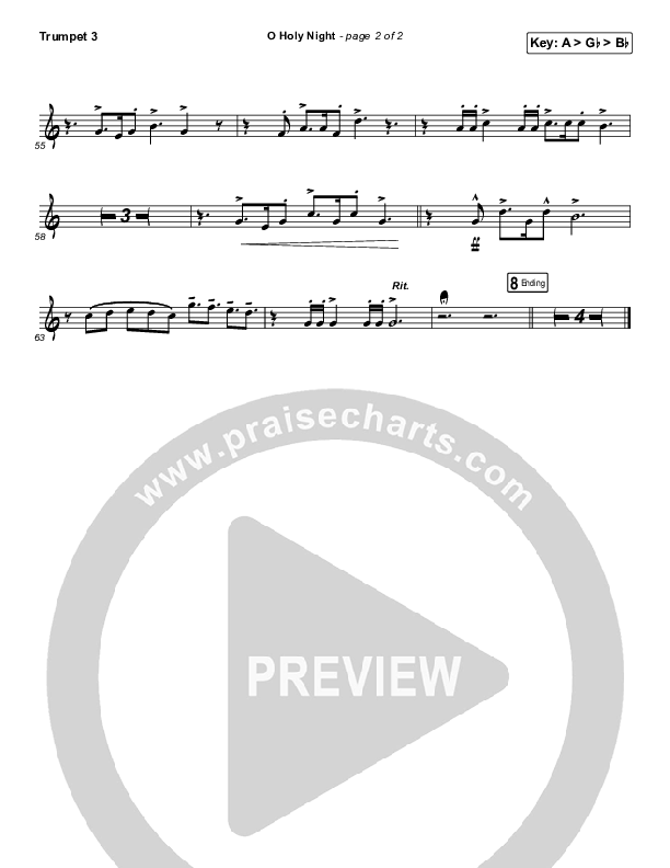 O Holy Night Trumpet 3 (Tommee Profitt / Tauren Wells / SVRCINA)