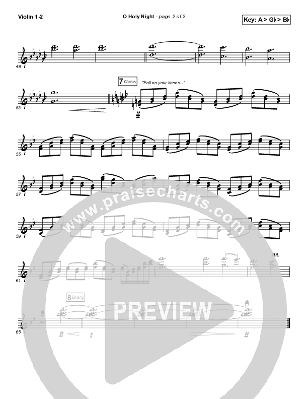 O Holy Night Violin 1/2 (Tommee Profitt / Tauren Wells / SVRCINA)