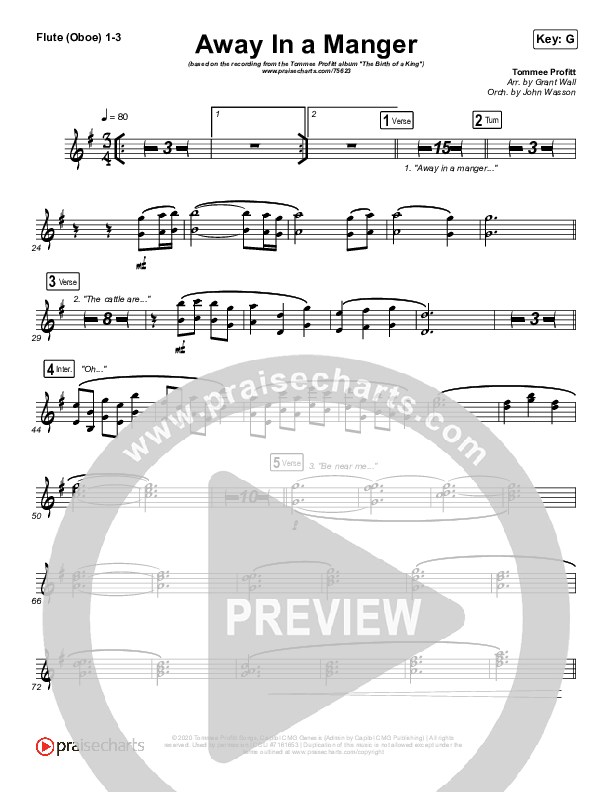 Away In A Manger Wind Pack (Tommee Profitt / Daniel Saint Black / Ruelle)