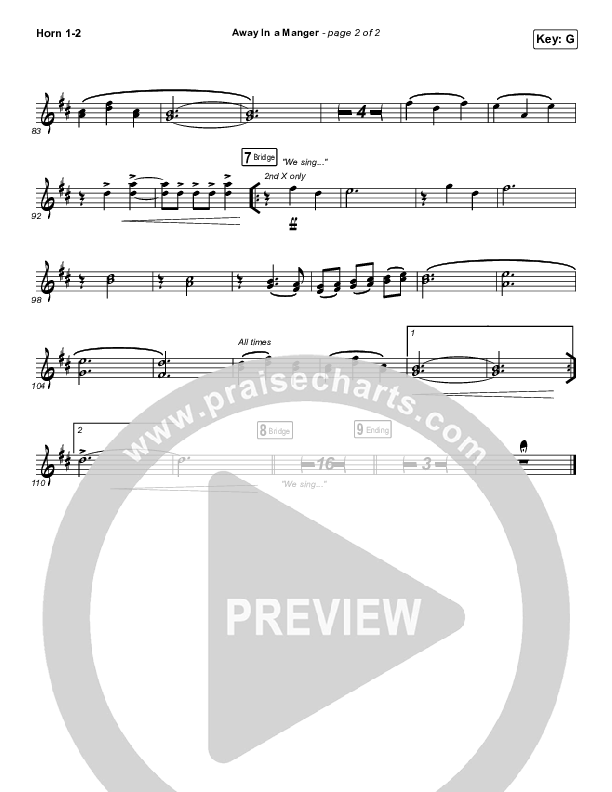 Away In A Manger Brass Pack (Tommee Profitt / Daniel Saint Black / Ruelle)