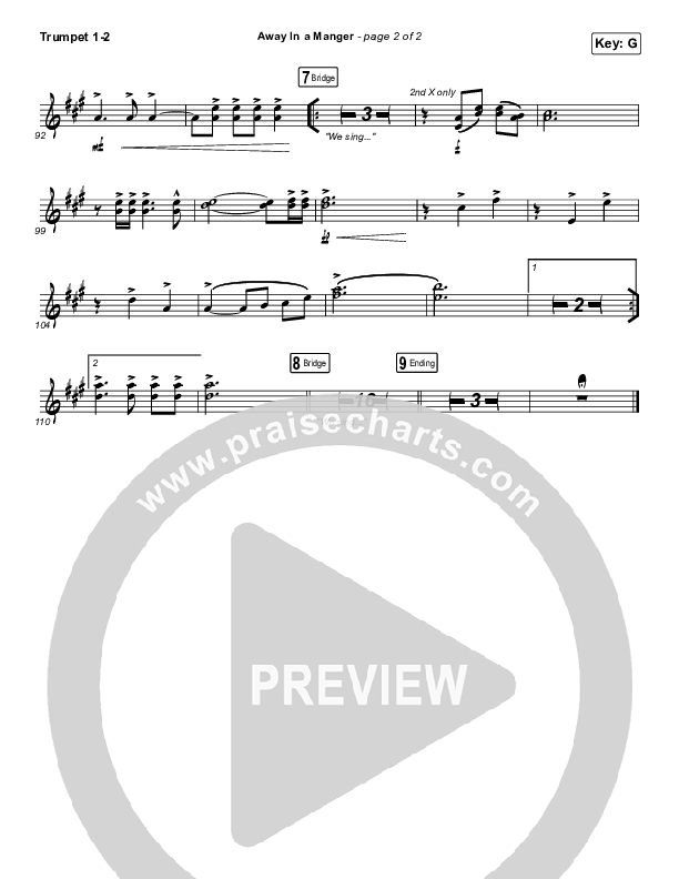 Away In A Manger Trumpet 1,2 (Tommee Profitt / Daniel Saint Black / Ruelle)