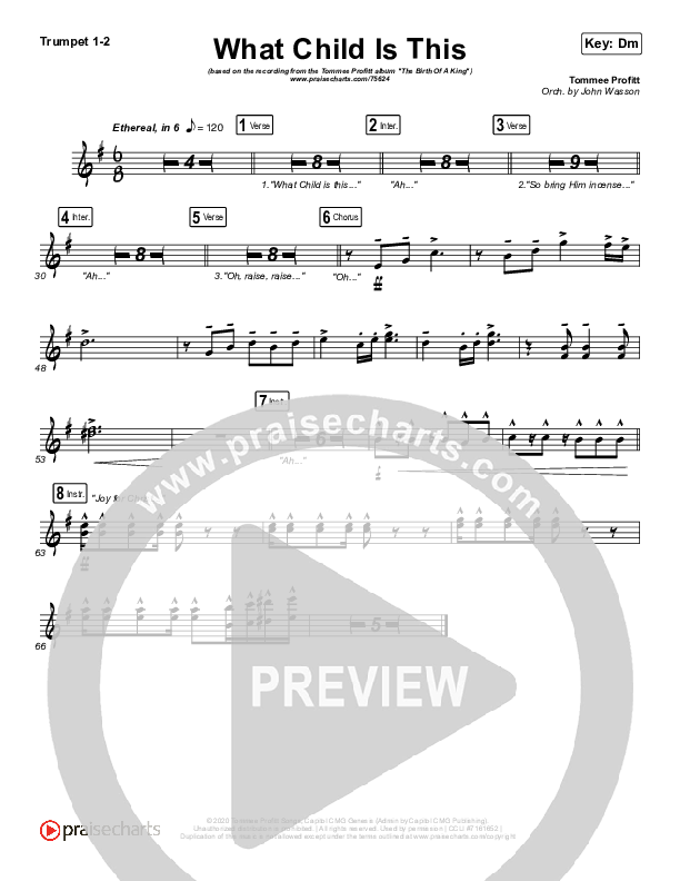 What Child Is This Trumpet 1,2 (Tommee Profitt / Avril Lavigne)